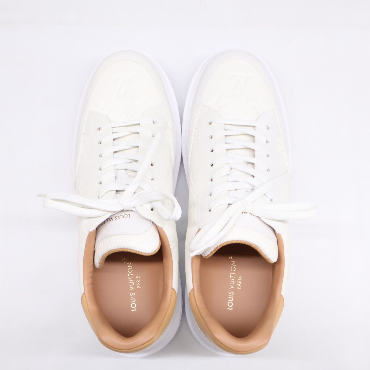 Louis Vuitton White Beverly Hills Sneakers — view 5