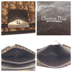 Dior Vintage Trotter Beige Brown Jacquard Chain Shoulder — view 4
