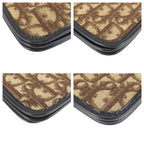 Dior Vintage Trotter Beige Brown Jacquard Chain Shoulder — view 3