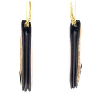 Dior Vintage Trotter Beige Brown Jacquard Chain Shoulder — view 7