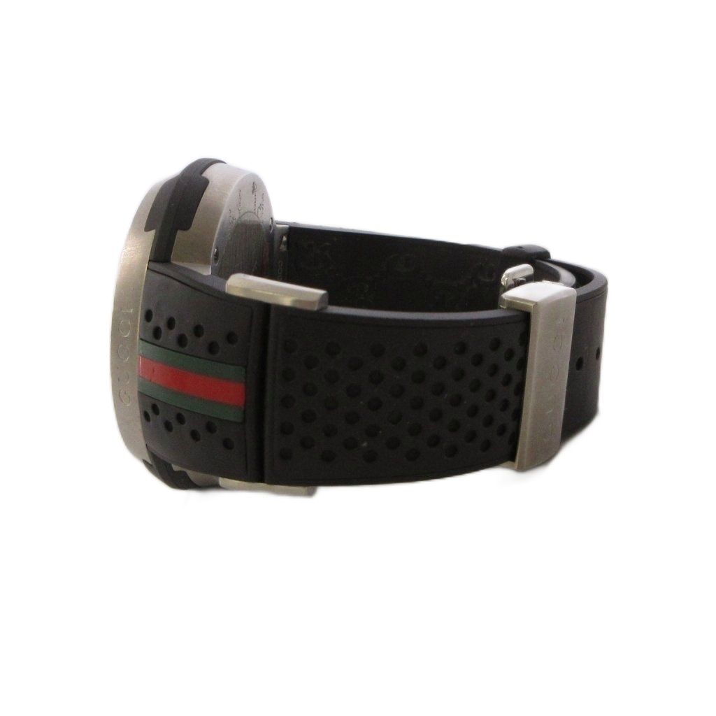 Gucci 114.1 I Digital Watch Stainless Steel Rubber Silver — view 3