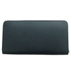Celine Large Zipped Wallet Leather Navy Blue SS — view 2