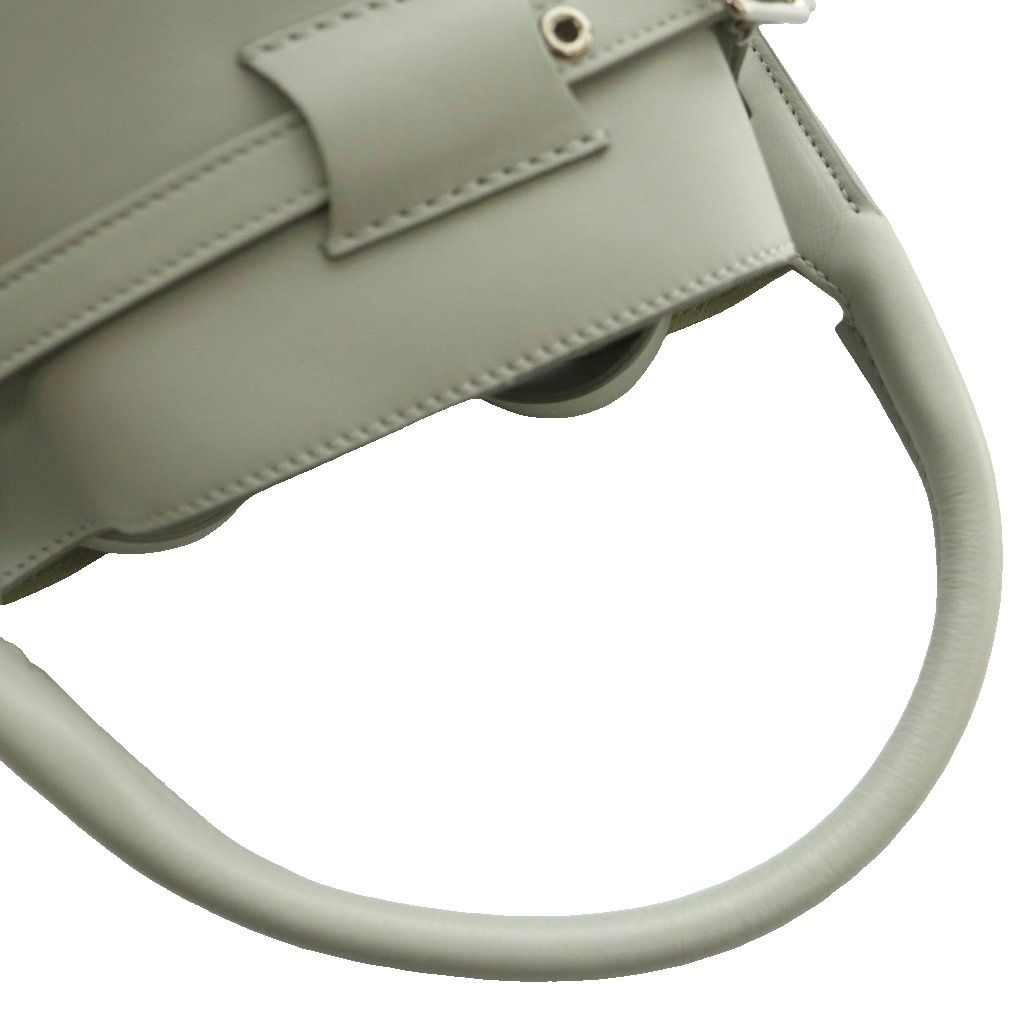 Celine Big Nano Bucket Bag 2-Way Leather Hand Shoulder Gray SS — view 5