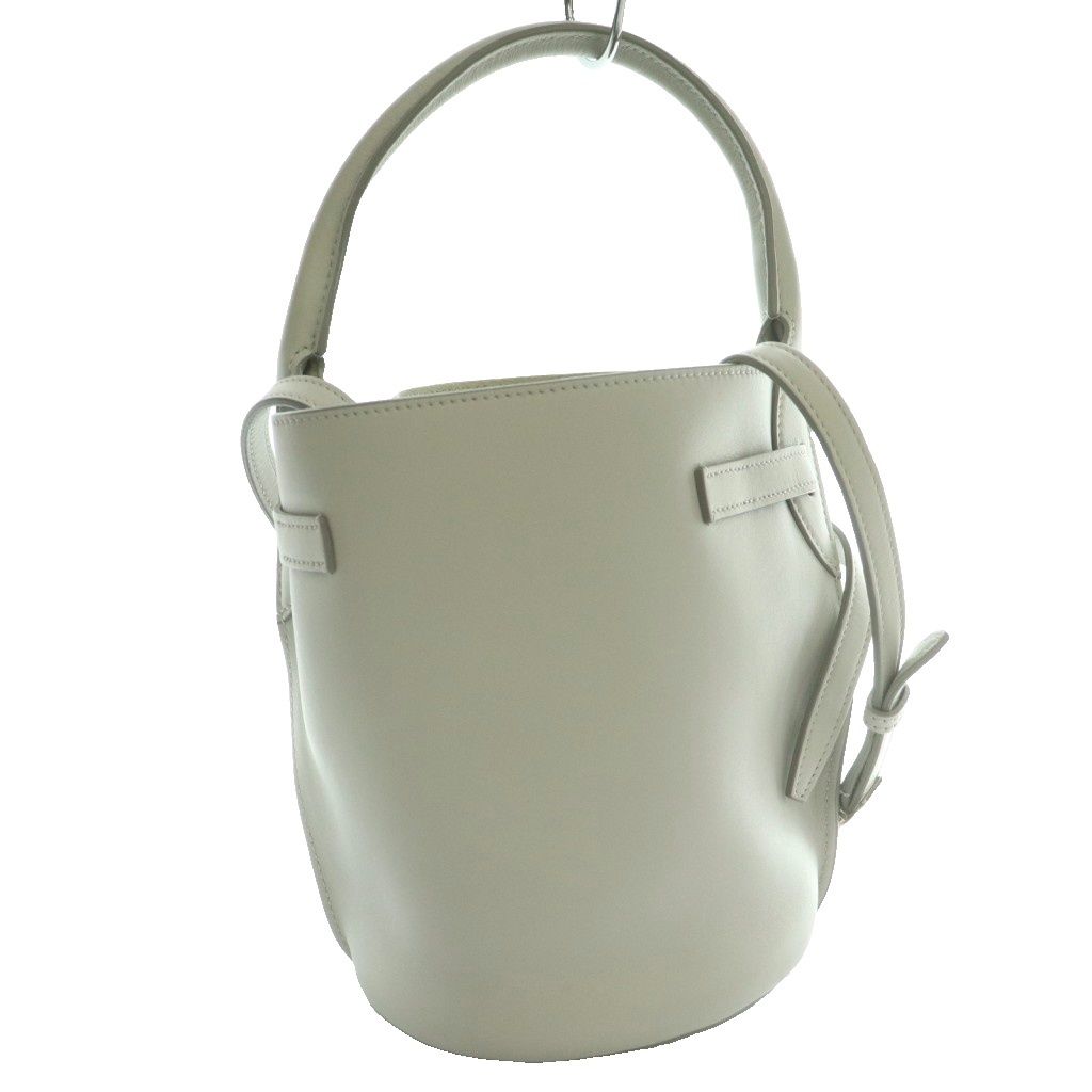 Celine Big Nano Bucket Bag 2-Way Leather Hand Shoulder Gray SS — view 2
