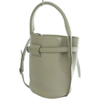 Celine Big Nano Bucket Bag 2-Way Leather Hand Shoulder Gray SS — view 3
