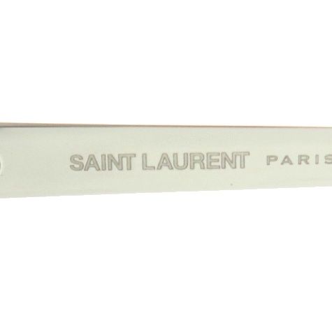 Saint Laurent Paris Asian Fit Sunglasses Eyewear Logo 55 Black SS — view 8