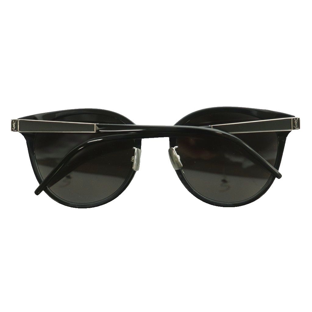 Saint Laurent Paris Asian Fit Sunglasses Eyewear Logo 55 Black SS — view 2