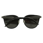 Saint Laurent Paris Asian Fit Sunglasses Eyewear Logo 55 Black SS — view 2