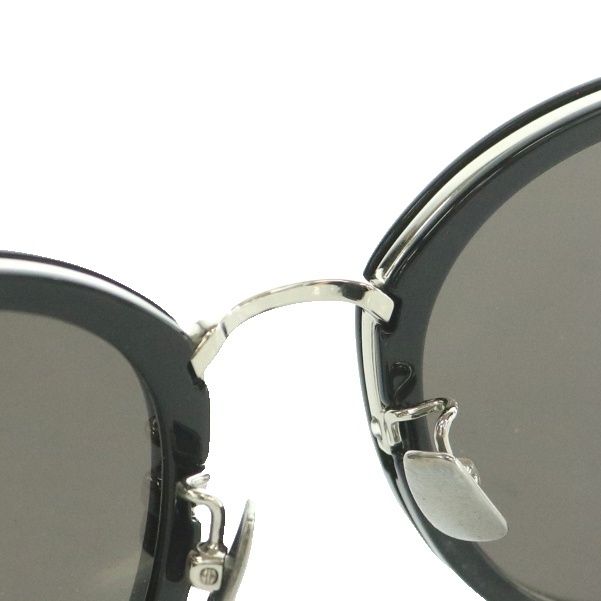 Saint Laurent Paris Asian Fit Sunglasses Eyewear Logo 55 Black SS — view 7