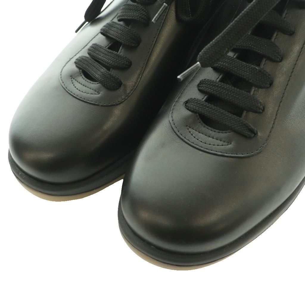 Louis Vuitton Low Cut Sneakers Leather One Color Thick Sole Logo 6.5 — view 3