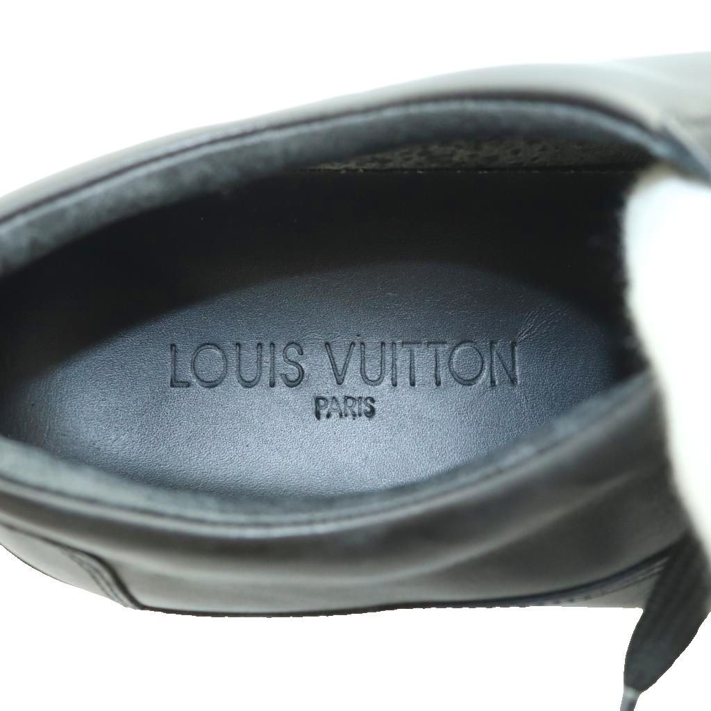 Louis Vuitton Low Cut Sneakers Leather One Color Thick Sole Logo 6.5 — view 7