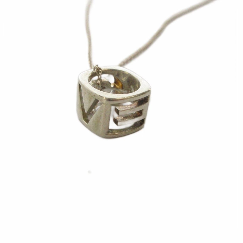 Tiffany & Co Love Cube Pendant Silver — view 4