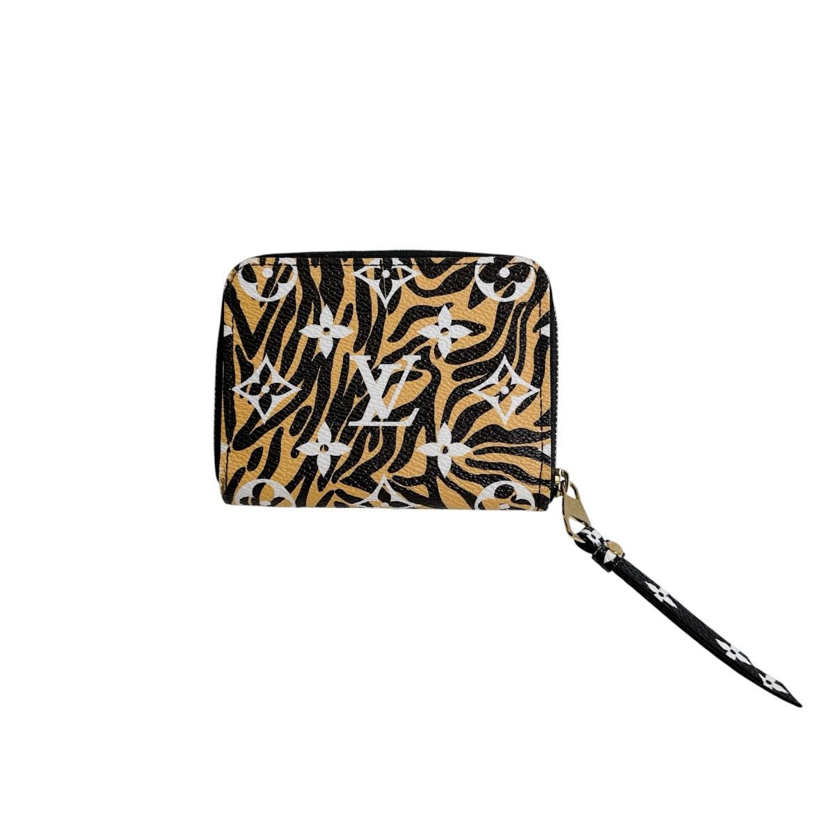 Louis Vuitton Monogram Coin Case Zippy Purse Yellow Black