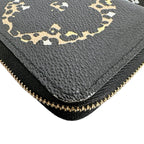 Louis Vuitton Monogram Coin Case Zippy Purse Yellow Black — view 8