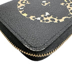 Louis Vuitton Monogram Coin Case Zippy Purse Yellow Black — view 7