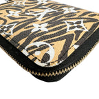 Louis Vuitton Monogram Coin Case Zippy Purse Yellow Black — view 6
