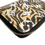 Louis Vuitton Monogram Coin Case Zippy Purse Yellow Black — view 5