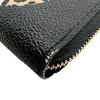 Louis Vuitton Monogram Coin Case Zippy Purse Yellow Black — view 9