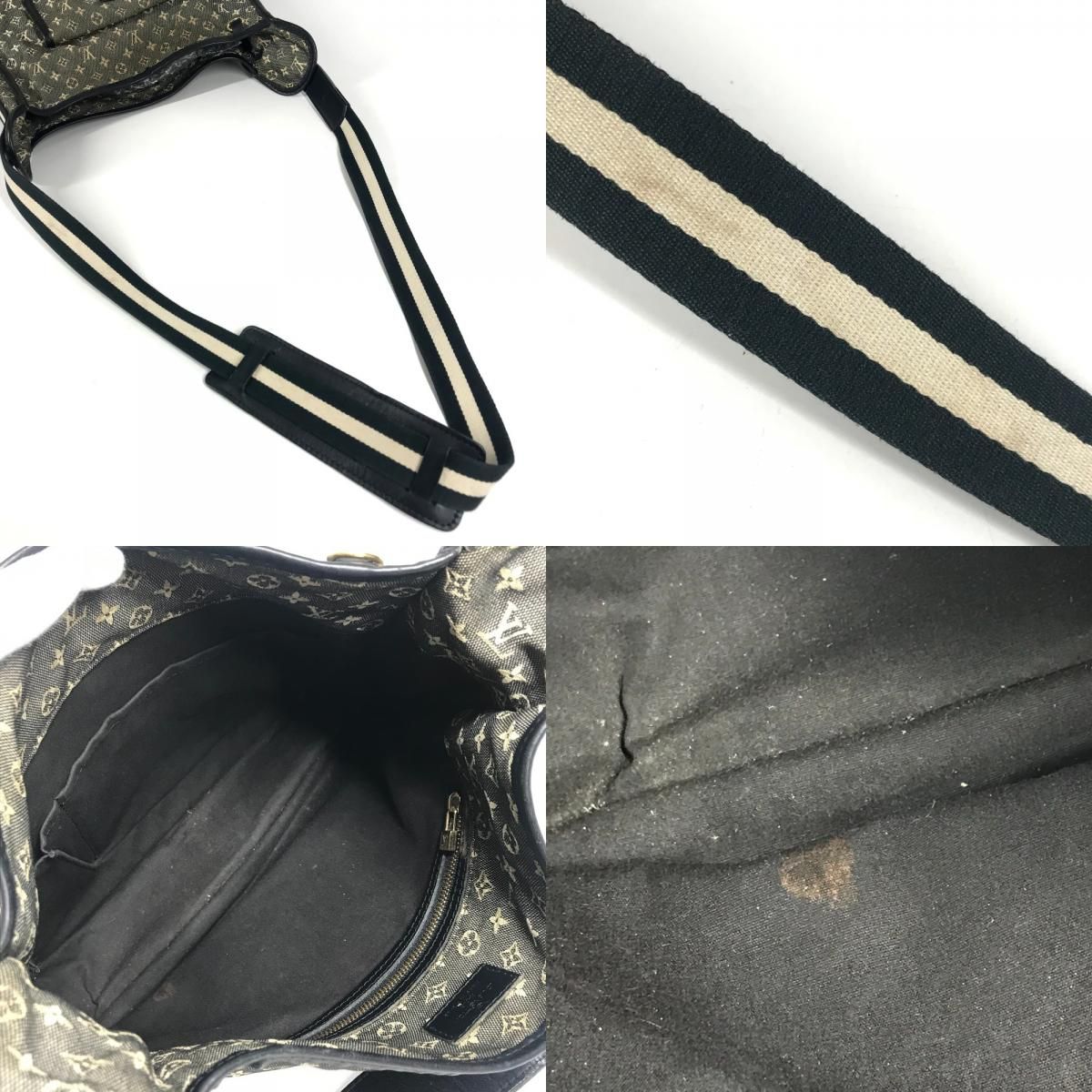 Louis Vuitton Shoulder Bag Besace Marie Kate Monogram Mini Canvas Navy — view 8