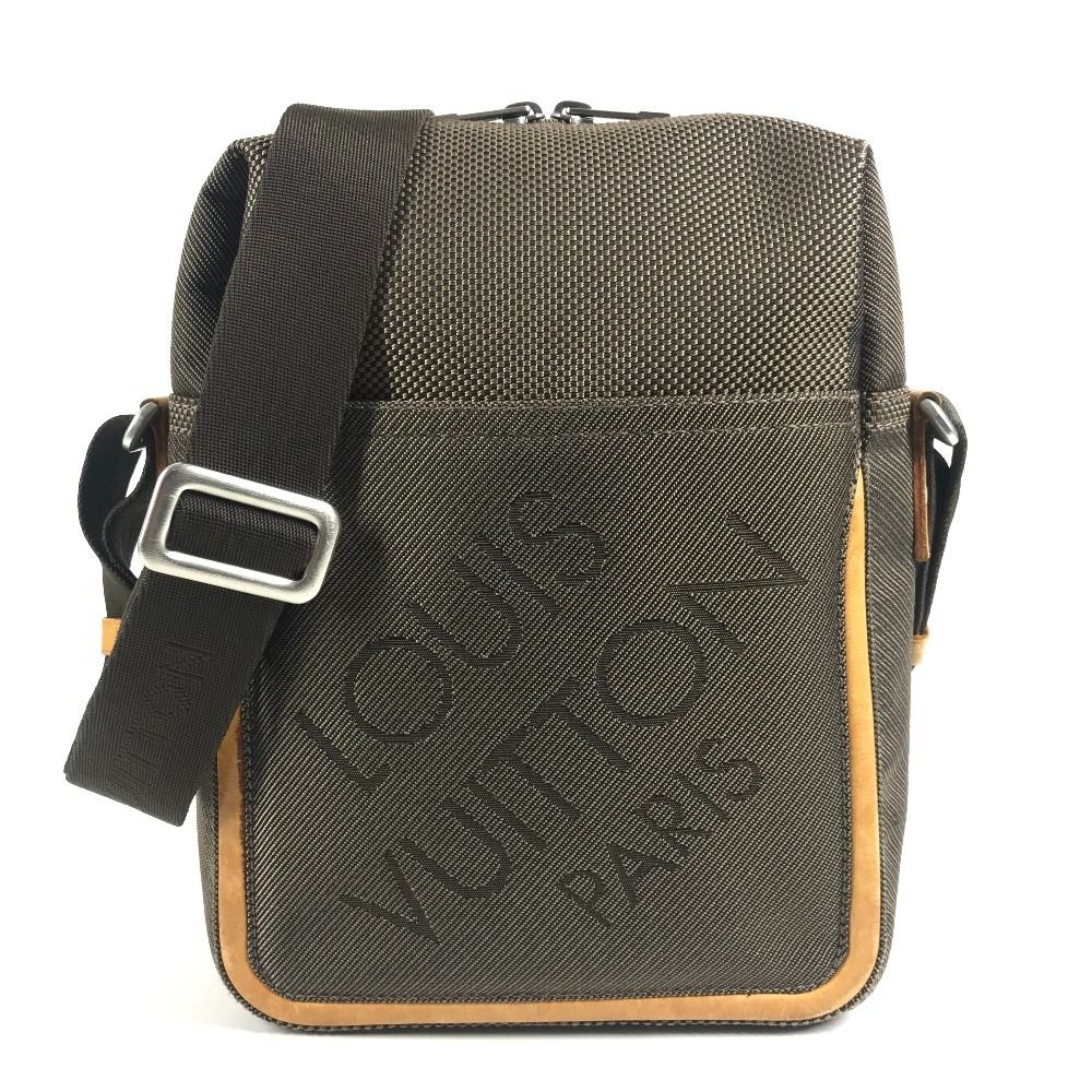 Louis Vuitton Shoulder Bag Citadin Damier Geant Canvas Tail Khaki
