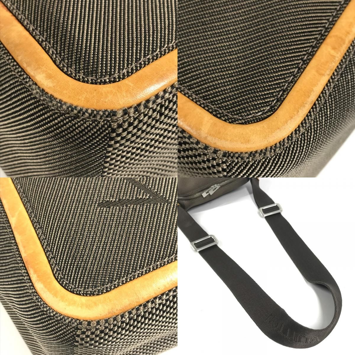 Louis Vuitton Shoulder Bag Citadin Damier Geant Canvas Tail Khaki — view 7