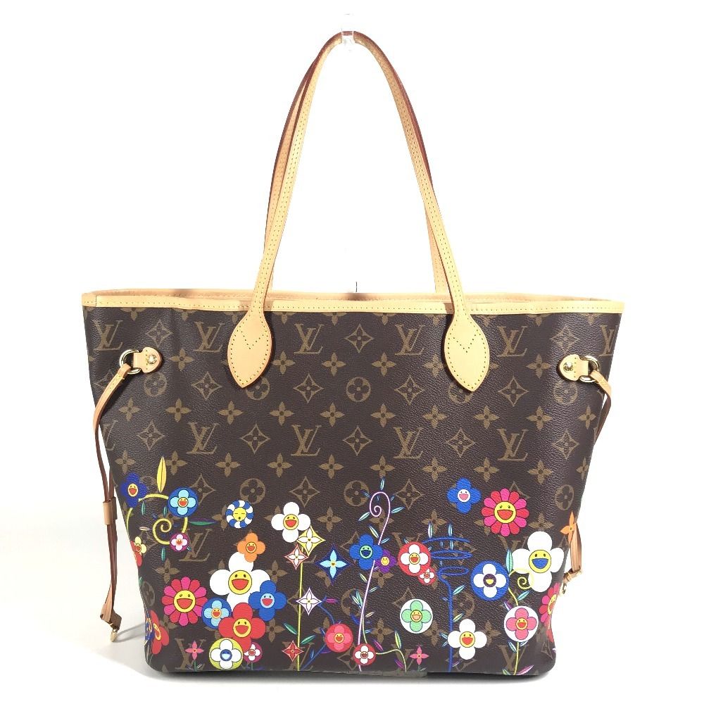 Louis Vuitton Shoulder Bag Neverfull Monogram Canvas Brown — view 2