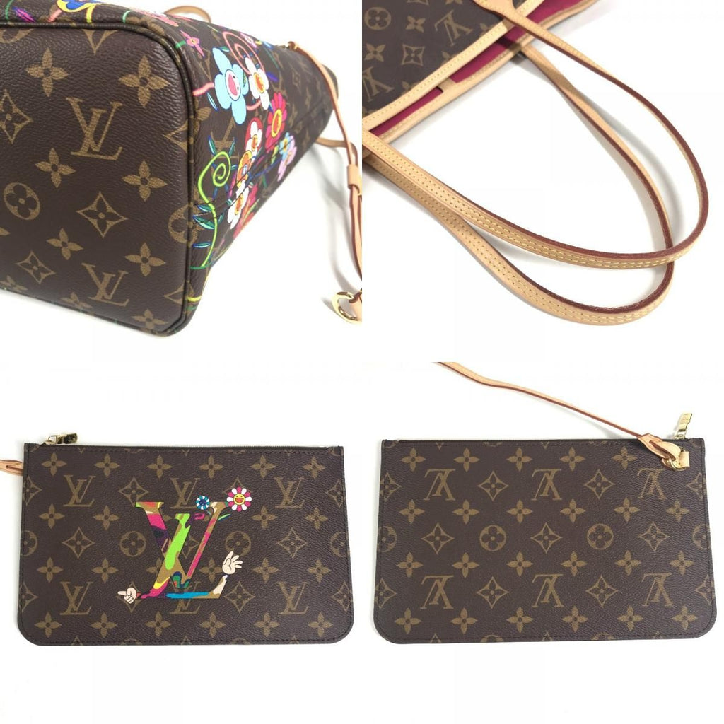 Louis Vuitton Shoulder Bag Neverfull Monogram Canvas Brown — view 7