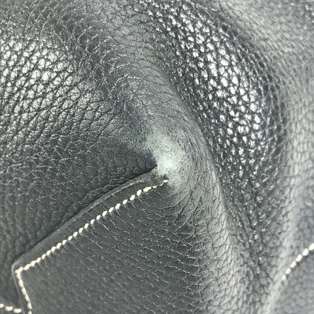 Hermes Shoulder Bag Cover Series 46 Leather Black — view 6