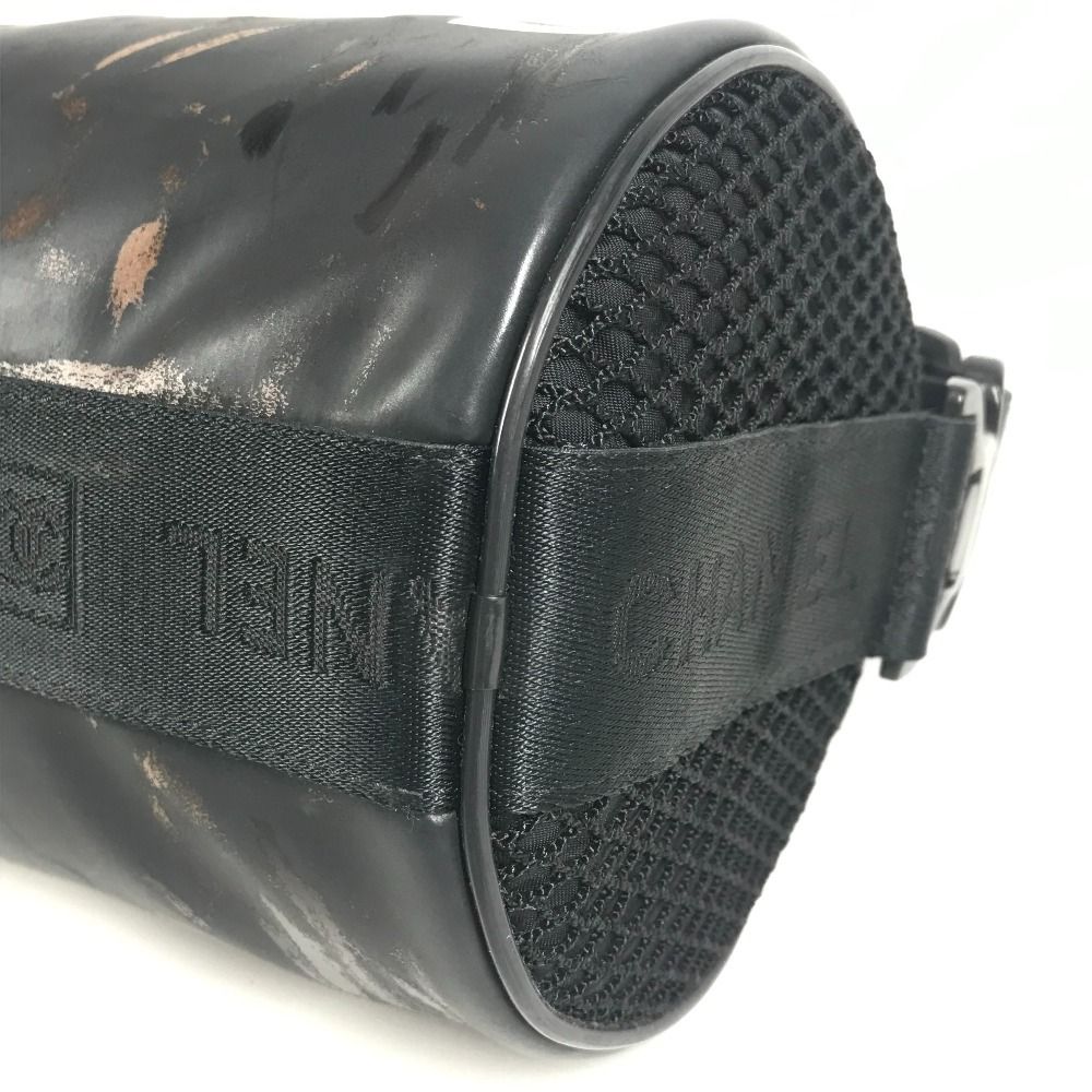 Chanel Shoulder Bag CC Logo Nylon Black — view 7