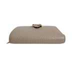 Louis Vuitton Taurillon Leather Bifold Wallet Vertical Compact Beige — view 4