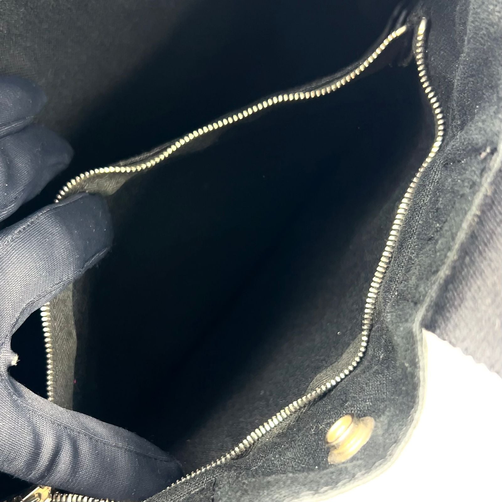 Hermes Deauville PM Canvas Black Tote Silver — view 6