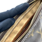 Louis Vuitton Looping Monogram Leather Brown Light Handbag Gold — view 9