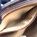 Louis Vuitton Looping Monogram Leather Brown Light Handbag Gold — view 7
