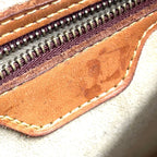 Louis Vuitton Looping Monogram Leather Brown Light Handbag Gold — view 4