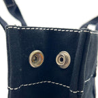 Hermes Deauville PM Canvas Black Tote Silver — view 8