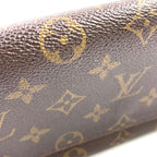 Louis Vuitton Pochette Twin GM Monogram Leather Brown Light Shoulder Bag Gold — view 6