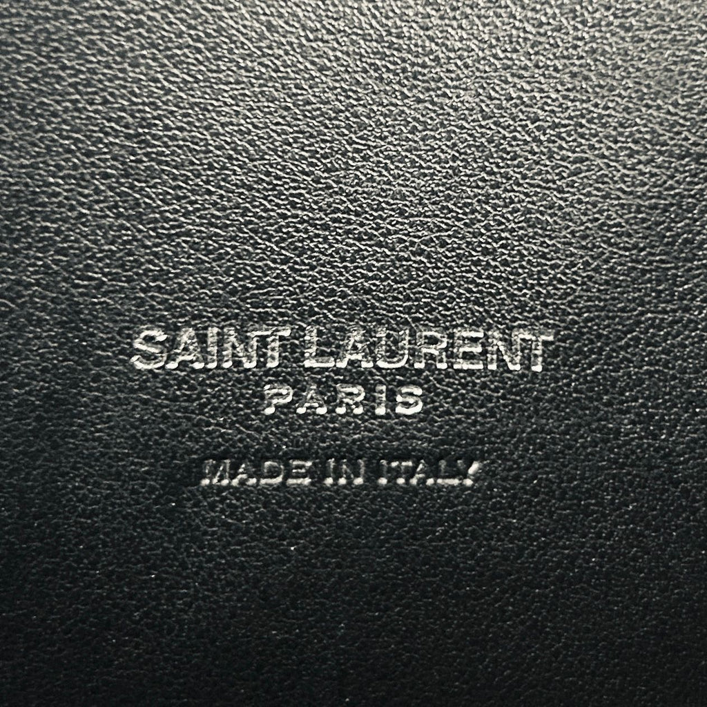 Saint Laurent Paris Sac Joule Baby Shoulder Bag Leather Black Silver — view 4