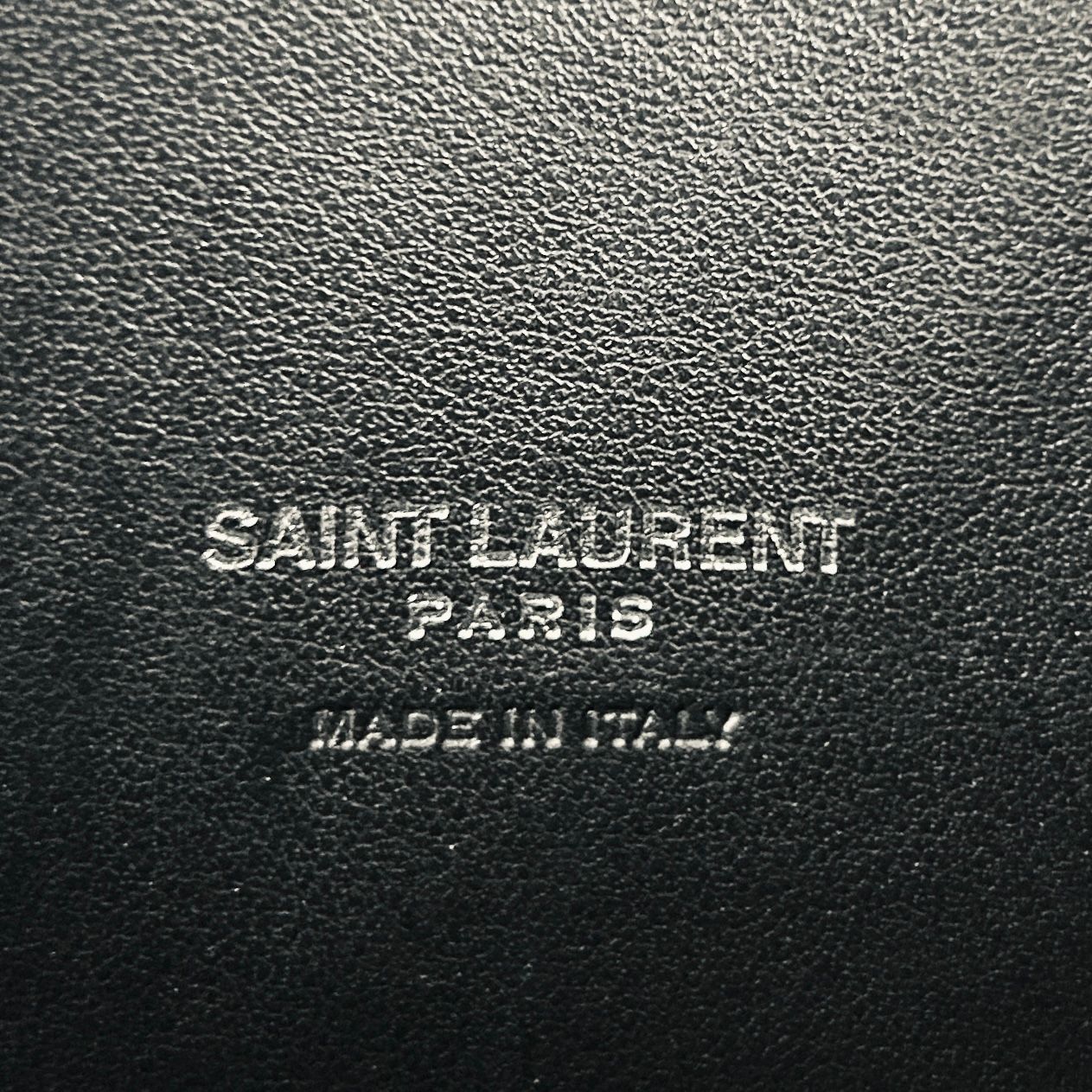 Saint Laurent Paris Sac Joule Baby Shoulder Bag Leather Black Silver — view 4