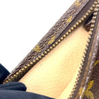 Louis Vuitton Pouch Toilette 15 Monogram Leather Brown Cosmetic Gold — view 7