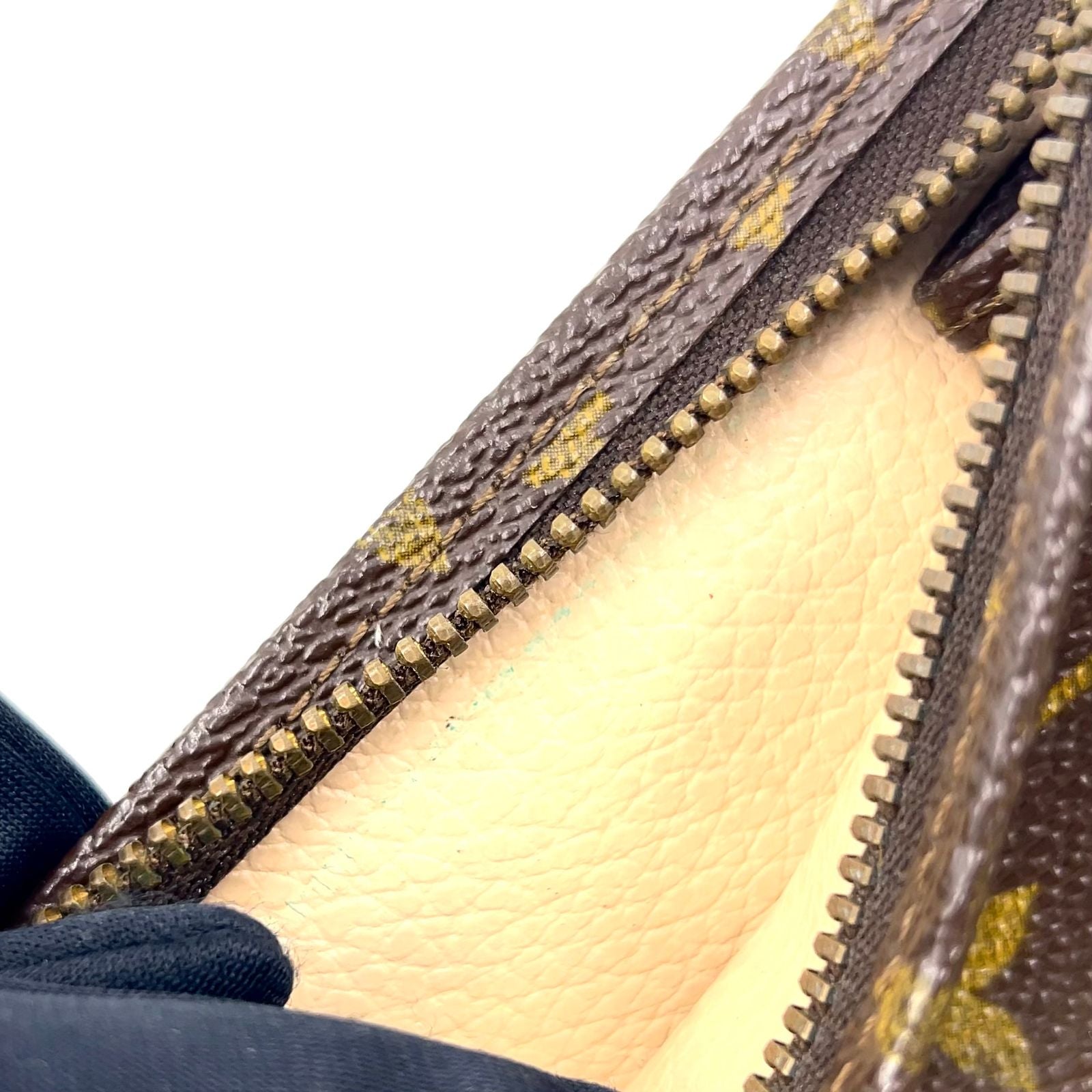 Louis Vuitton Pouch Toilette 15 Monogram Leather Brown Cosmetic Gold — view 7