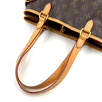 Louis Vuitton Batignolles Oriental Monogram Leather Brown Light Tote Gold — view 5