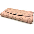 Louis Vuitton Mahina Portefeuille Iris Leather Pink Beige Wallet Silver — view 5
