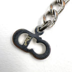 Dior Logo Plate Metal Silver Bracelet — view 5