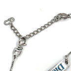 Dior Logo Plate Metal Silver Bracelet — view 7