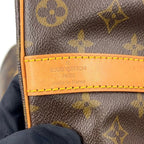 Louis Vuitton Keepall Bandouliere 50 Monogram Leather Brown Light Boston — view 4