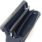 Louis Vuitton Zippy XL Monogram Macassar Leather Brown Black Zip Around Wallet — view 3