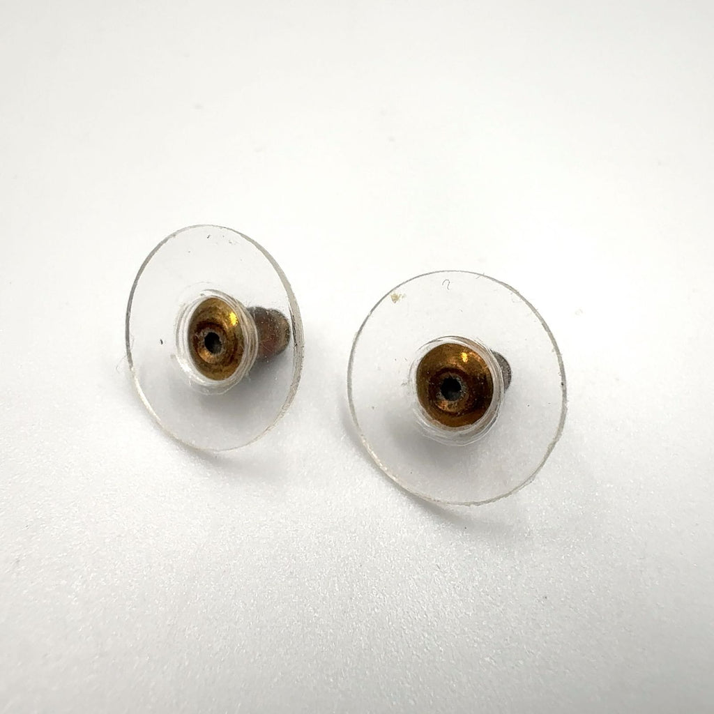 Chanel CC Logo Pearl Swing Faux Color Stone Off White Clear Gold Earrings — view 6