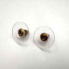 Chanel CC Logo Pearl Swing Faux Color Stone Off White Clear Gold Earrings — view 6