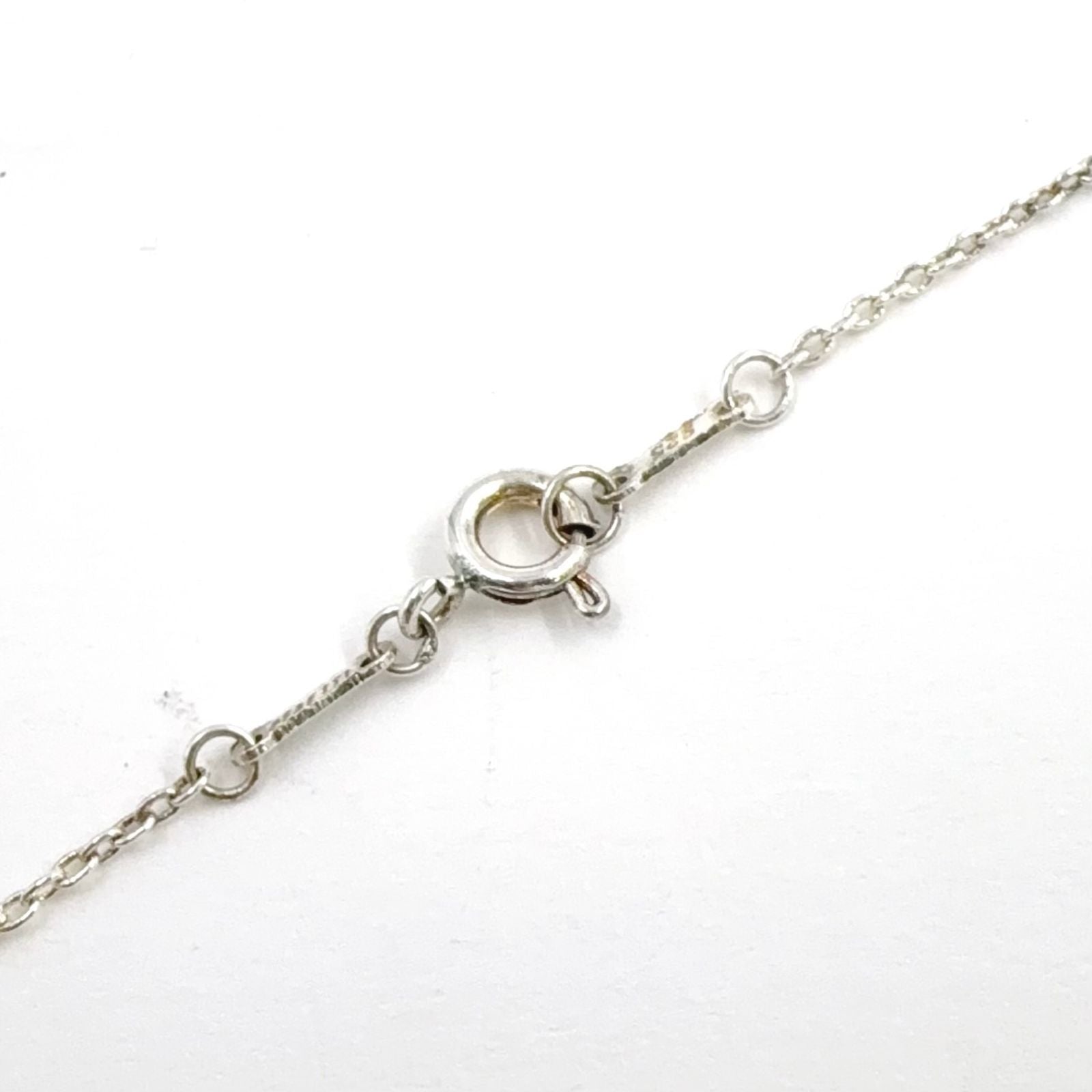 Tiffany & Co Notes Double Heart Tag Silver Necklace — view 7