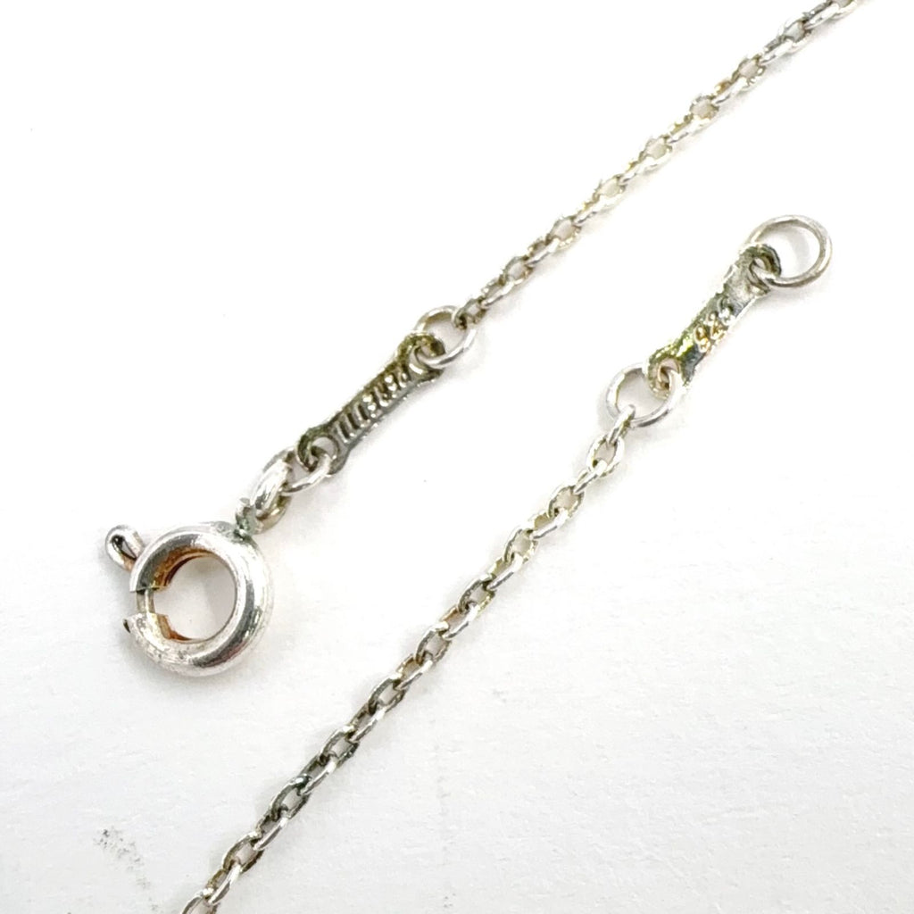 Tiffany & Co Notes Double Heart Tag Silver Necklace — view 8